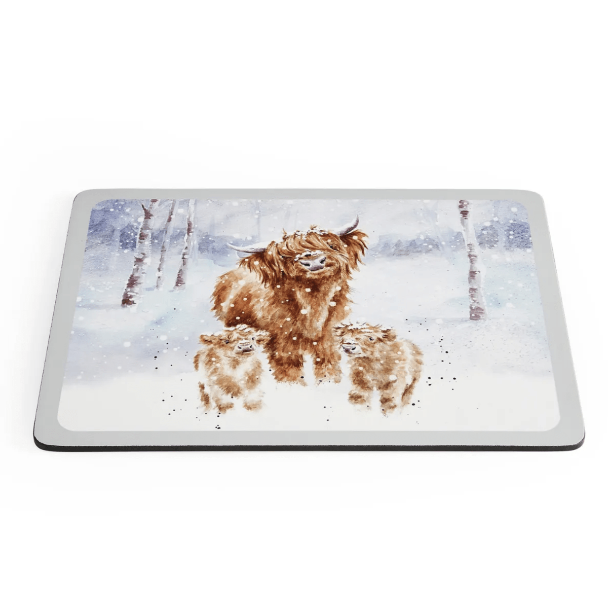 Wrendale Designs Dining Table Accessories Set of 4 Winter Sky Christmas Placemats