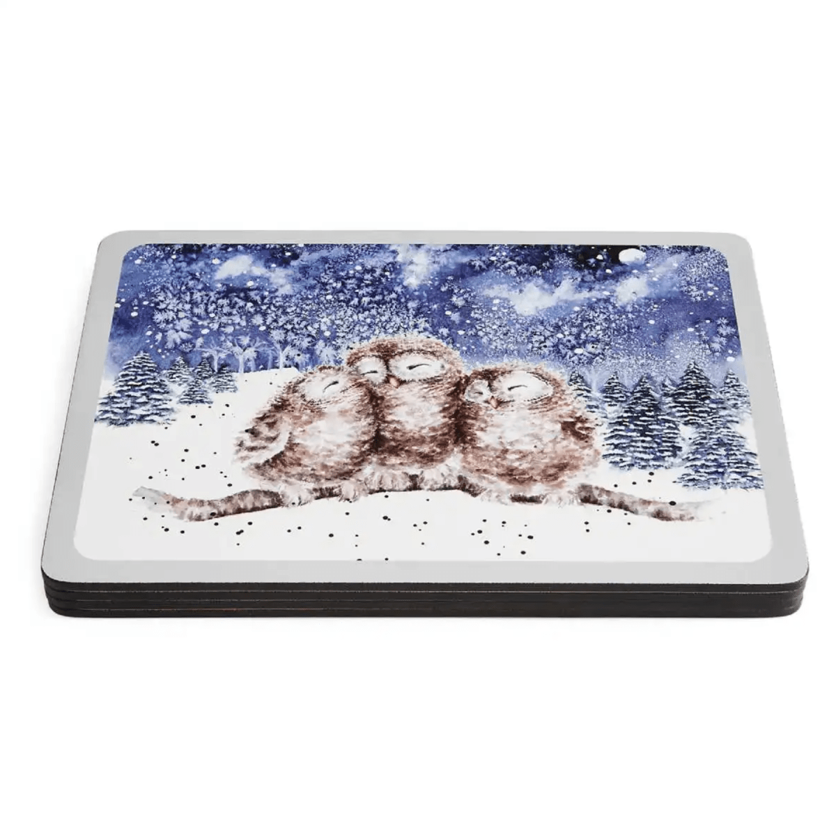 Wrendale Designs Dining Table Accessories Set of 4 Winter Sky Christmas Placemats