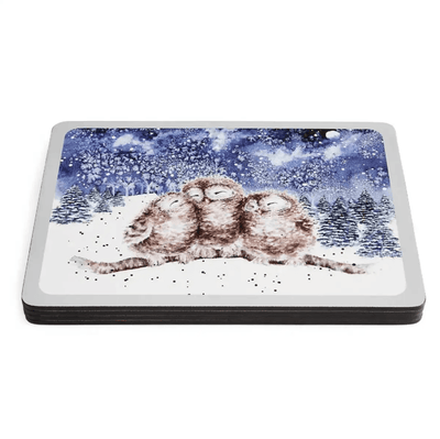 Wrendale Designs Dining Table Accessories Set of 4 Winter Sky Christmas Placemats