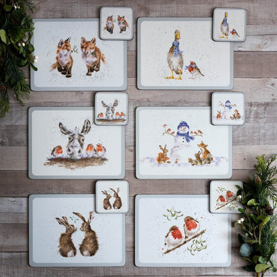 Wrendale Designs Coasters & Placemats Set of 6 Christmas Placemats