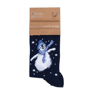 Wrendale Designs Socks Christmas Penguin Super Soft Bamboo Socks - Choice of Design