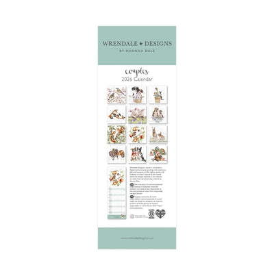 Wrendale Designs Calendars Yours and Mine Couples 2026 Calendar