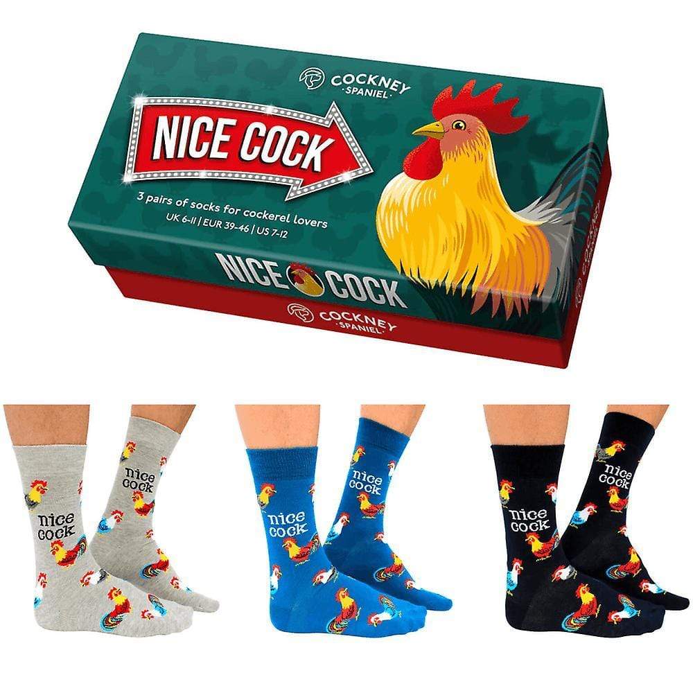 Cockney Spaniel Socks Nice Cock Sock Box