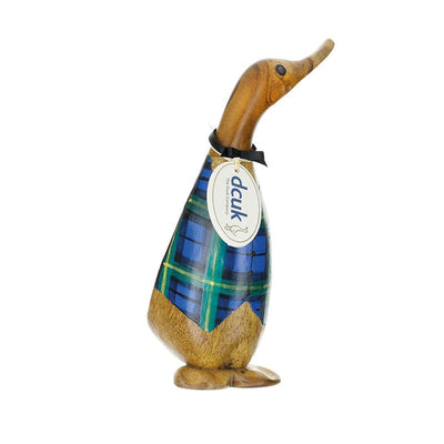 DCUK Ornaments Tartan Waistcoat Wooden Duckling