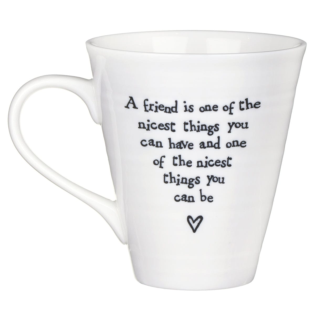 East of India Mugs & Drinkware A Friend Is One Of The Nicest Things Porcelain Mug