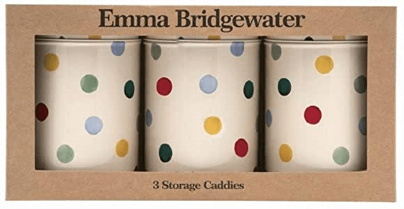 Emma Bridgewater Storage Tins Emma Bridgewater Set of 3 Tea, Coffee, Sugar Caddies