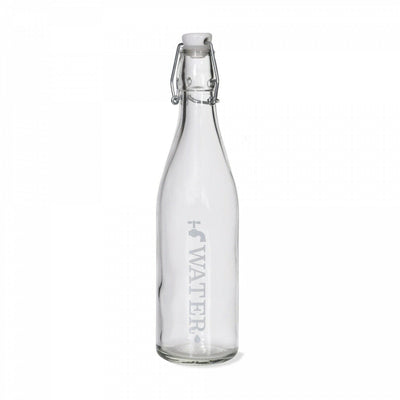 Garden Trading Water bottle Tap Water 1 Litre Glass Bottle