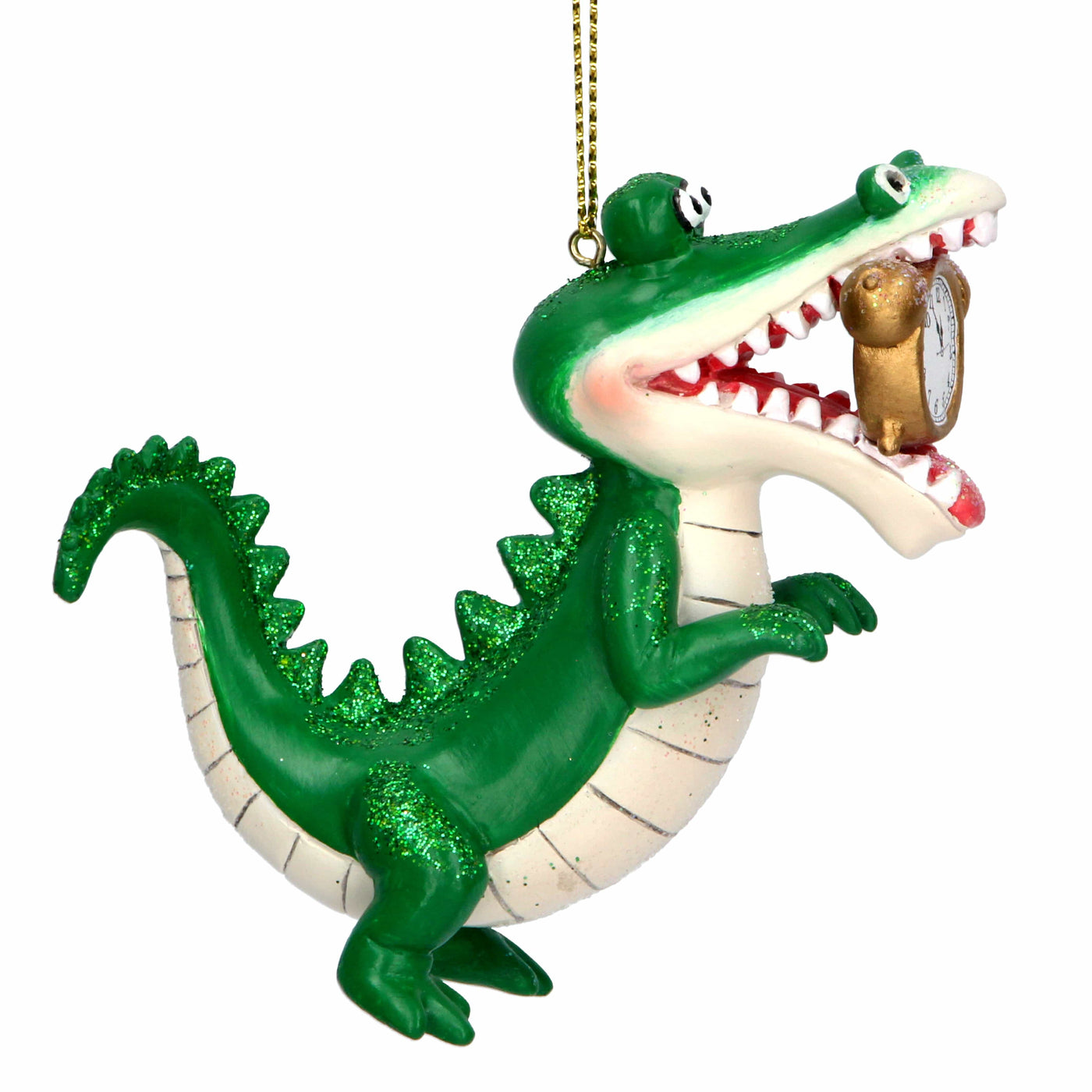 Gisela Graham Christmas Christmas Decorations Peter Pan Crocodile Resin Christmas Tree Decoration