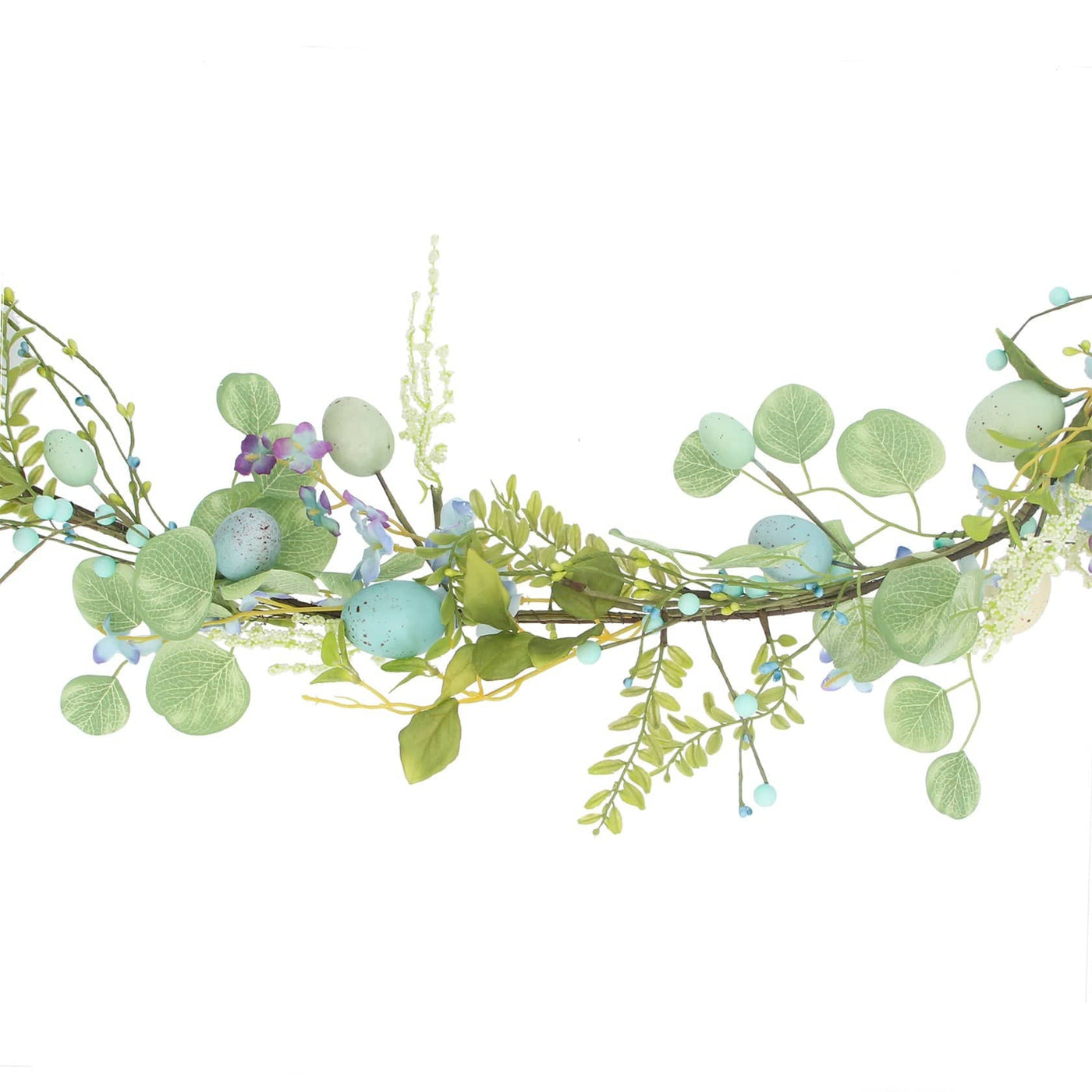 Gisela Graham Bunting & Garlands Eucalyptus and Speckled Egg Easter Garland