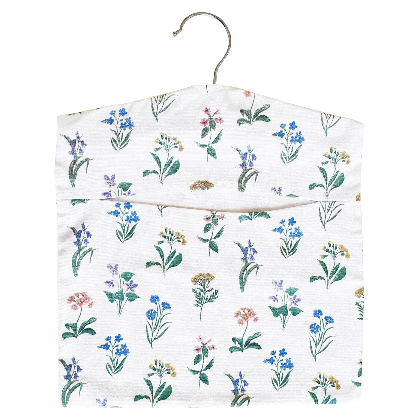 Gisela Graham Kitchen Accessories Wild Flower Design Spring Themed Peg Bag