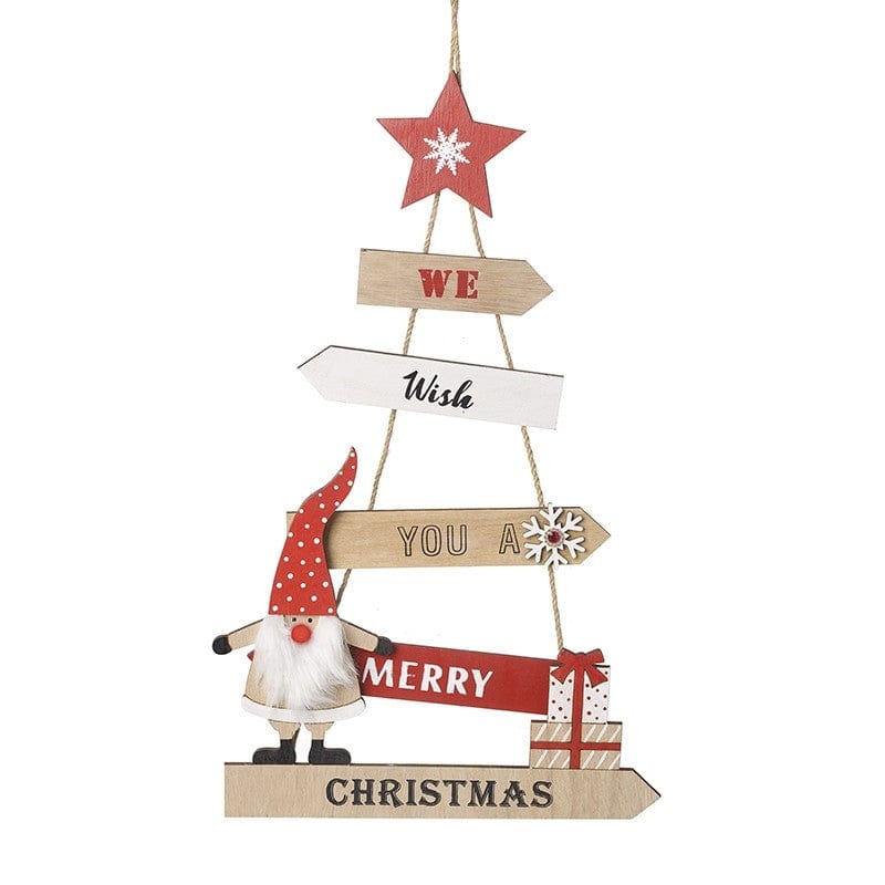 Heaven Sends Christmas Christmas Decorations Merry Christmas Wooden Hanging Christmas Decoration