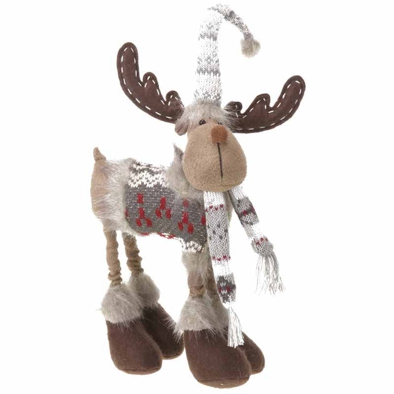 Heaven Sends Christmas Christmas Decorations Reindeer in Jumper Christmas Homeware Decoration