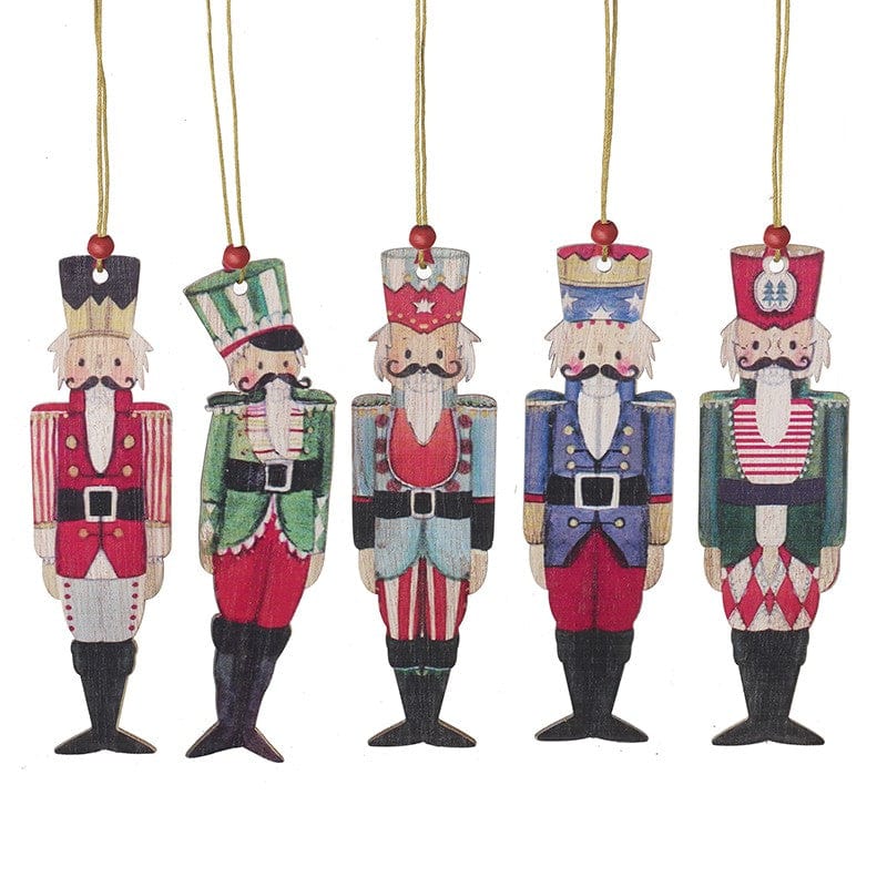 Heaven Sends Christmas Christmas Decorations Set of 5 Nutcracker Christmas Tree Decorations