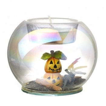 Heaven Sends Halloween Halloween Decoration Encase Glass Halloween Tea Light Holder