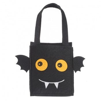 Heaven Sends Halloween Halloween Decoration Felt Halloween Bat Trick-or-Treat Bag