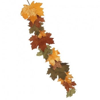 Heaven Sends Halloween Halloween Decoration Mixed Leaf Velvet Garland Autumnal Decoration