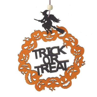 Heaven Sends Halloween Halloween Decoration Trick-or-Treat Halloween Witch Plaque