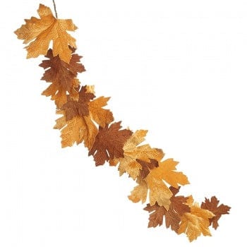 Heaven Sends Halloween Halloween Decoration Velvet Leaf Garland Autumnal Decoration