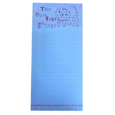 Jodds Stationery The Purrfect List! Magnetic Shopping Pad - Choice of Design