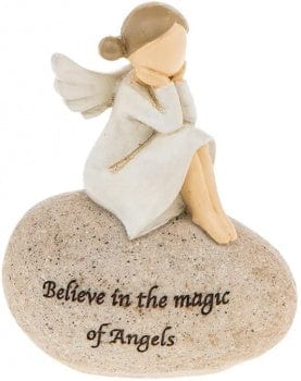 Joe Davies Ornaments Believe in the Magic of Angels Stone Ornament