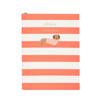 Joules Stationery Dachshund 'Agenda' A5 Notebook