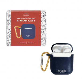 Joules Novelty Gifts March To Your Own Beat Navy Airpod Case