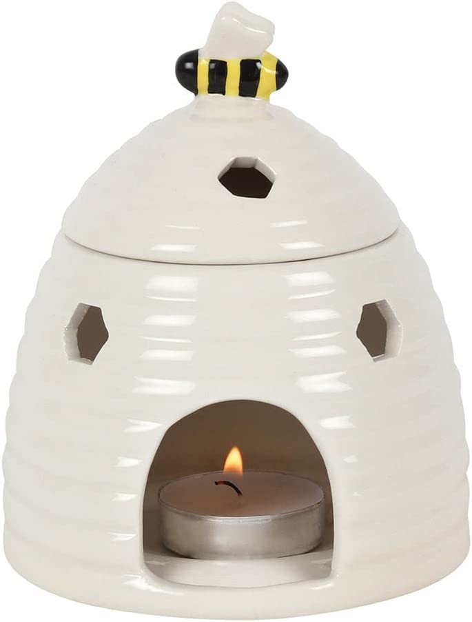 Mollie and Fred Gifts Candles & Diffusers Bee Hive Design Ceramic Oil Burner