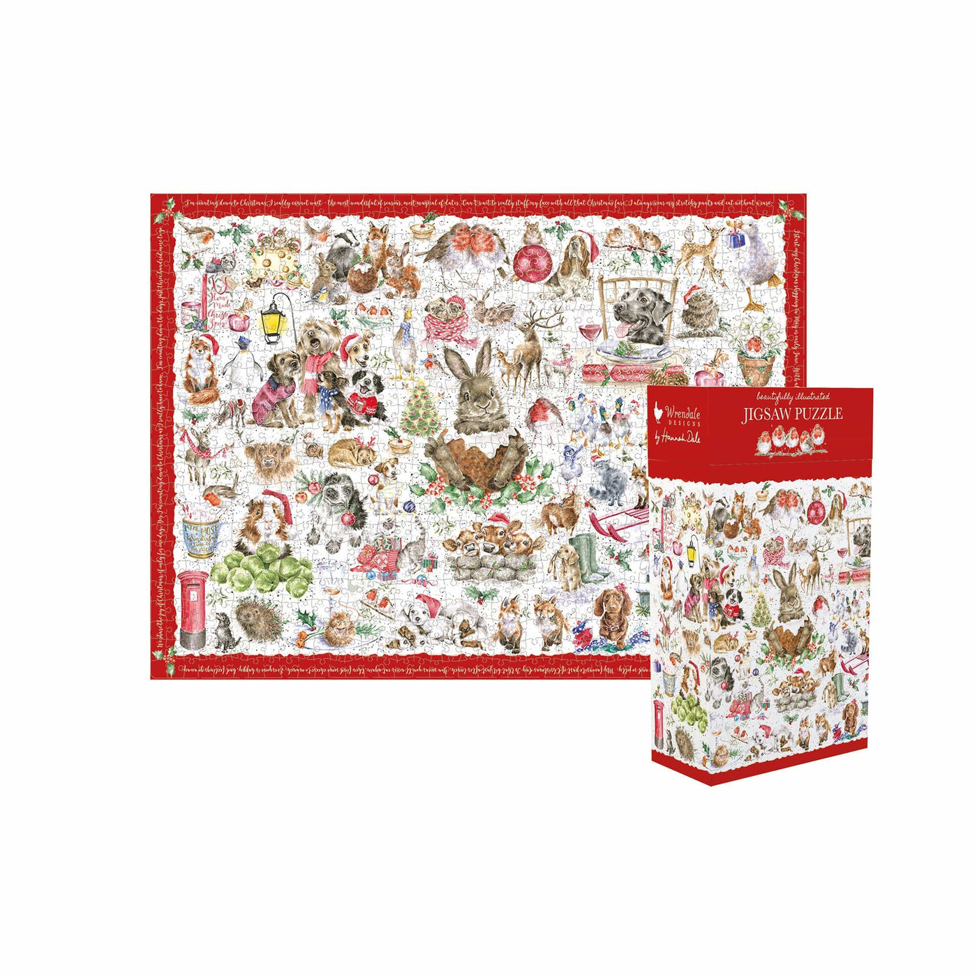 Mollie and Fred Gifts Christmas Country Set Puzzles with a Choice of Design