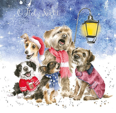 Mollie and Fred Gifts Set of 8 Luxury Foiled Christmas Cards