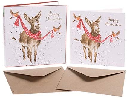 Mollie and Fred Gifts All Wrapped Up Set of 8 Luxury Foiled Christmas Cards