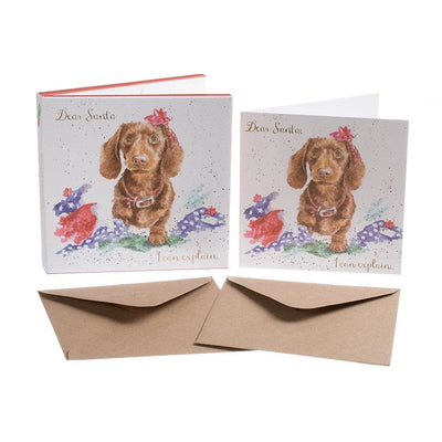 Mollie and Fred Gifts Dear Santa I Can Explain Set of 8 Luxury Foiled Christmas Cards