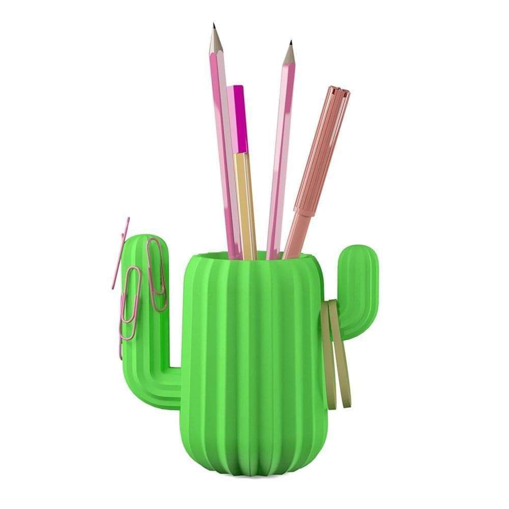 Mustard Stationary Organisers Magnetic Cactus Desktop Organiser