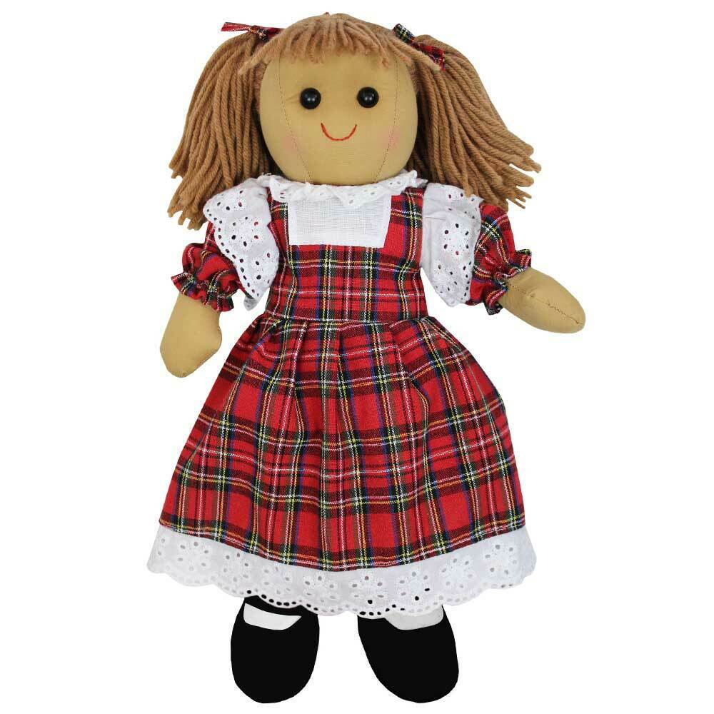Powell Craft Childrens Toys and Games Tartan Rag Doll Toy