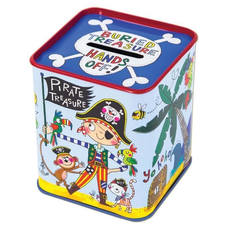 Rachel Ellen Money Boxes Boys Buried Treasure Pirate Money Box