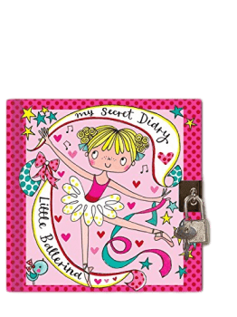 Rachel Ellen Journals Girls Ballerina Secret Lockable Diary