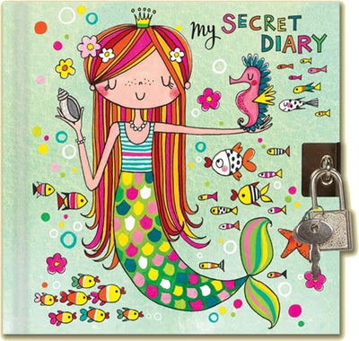 Rachel Ellen Stationery Sparkly Mermaid Secret Diary
