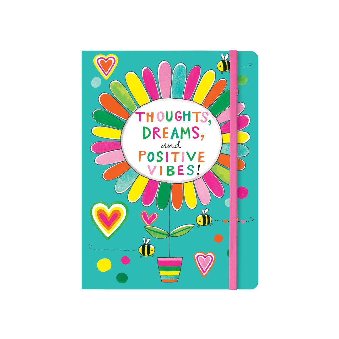 Rachel Ellen Childrens Stationery Thoughts, Dreams and Positive Vibes Notebook