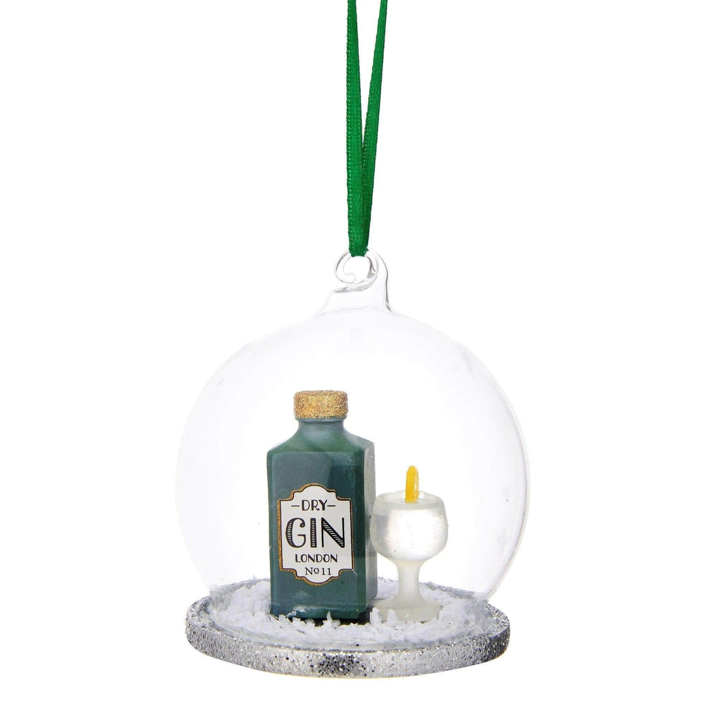 Sass & Belle Christmas Glassware, Christmas Decorations Christmas Cheer Gin and Tonic Dome Bauble
