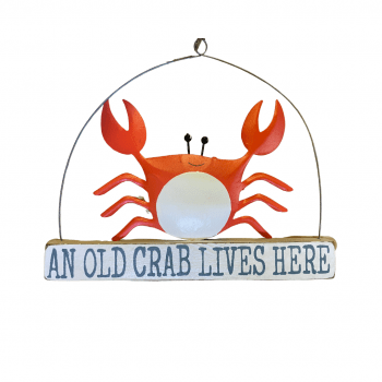 Shoeless Joe Old Crab Lives Here Nautical Decoration | Mollie & Fred ...