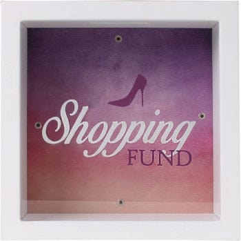 Splosh Gifts Money Boxes & Pots 'Shopping Fund' Money Box