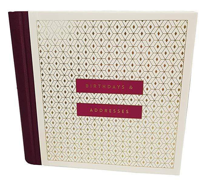 The Artfile Stationary Stationary Organisers Classic Chic Jewel Design Address & Birthday Book