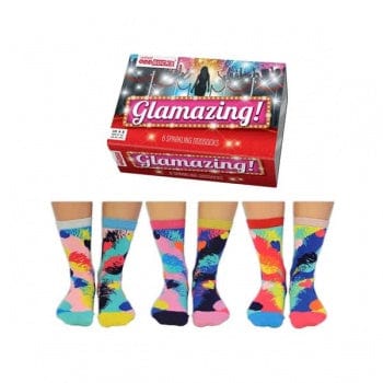 United Odd Socks Socks 6 Glamazing Ladies Sparkling Novelty Oddsocks