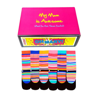 United Odd Socks Socks Awesome Mum Oddsocks Gift Set - Ladies Novelty Socks