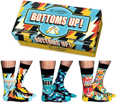 United Odd Socks Socks Bottoms Up! Beer Themed Socks From Cockney Spaniel