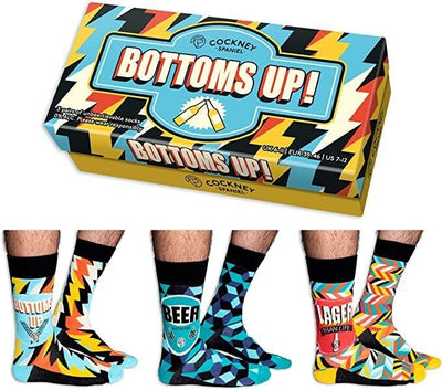 United Odd Socks Socks Bottoms Up! Beer Themed Socks From Cockney Spaniel