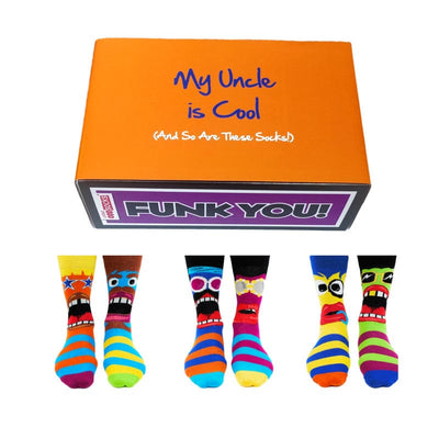 United Odd Socks Socks Cool Uncle Oddsocks Gift Set - Mens Novelty Socks