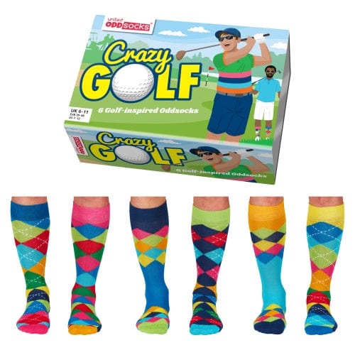 United Odd Socks Socks Crazy Golf Mens Odd Socks - UK 6-11