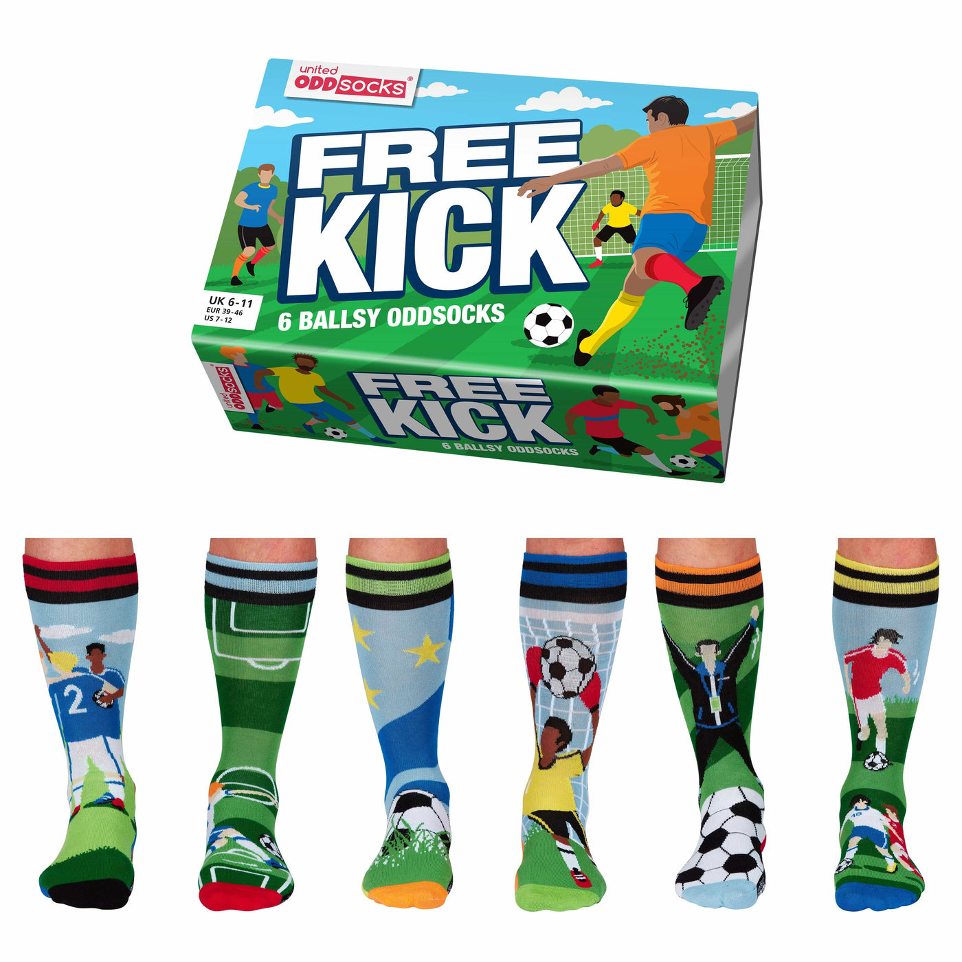 United Odd Socks Socks Free Kick Men's Oddsocks
