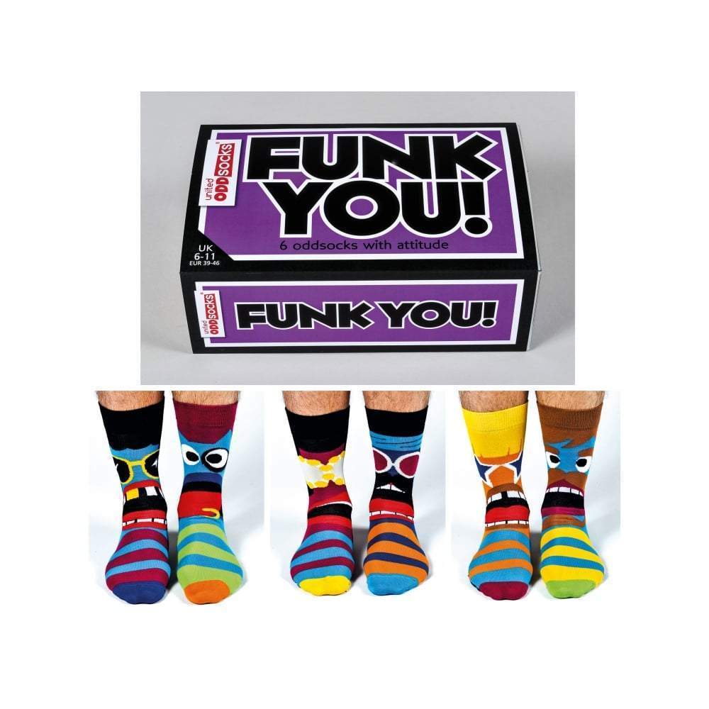 United Odd Socks Socks Funk You Mens Odd Socks - UK 6-11