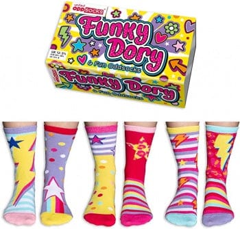 United Odd Socks Socks Funky Dory 6 Fun & Colourful Oddsocks